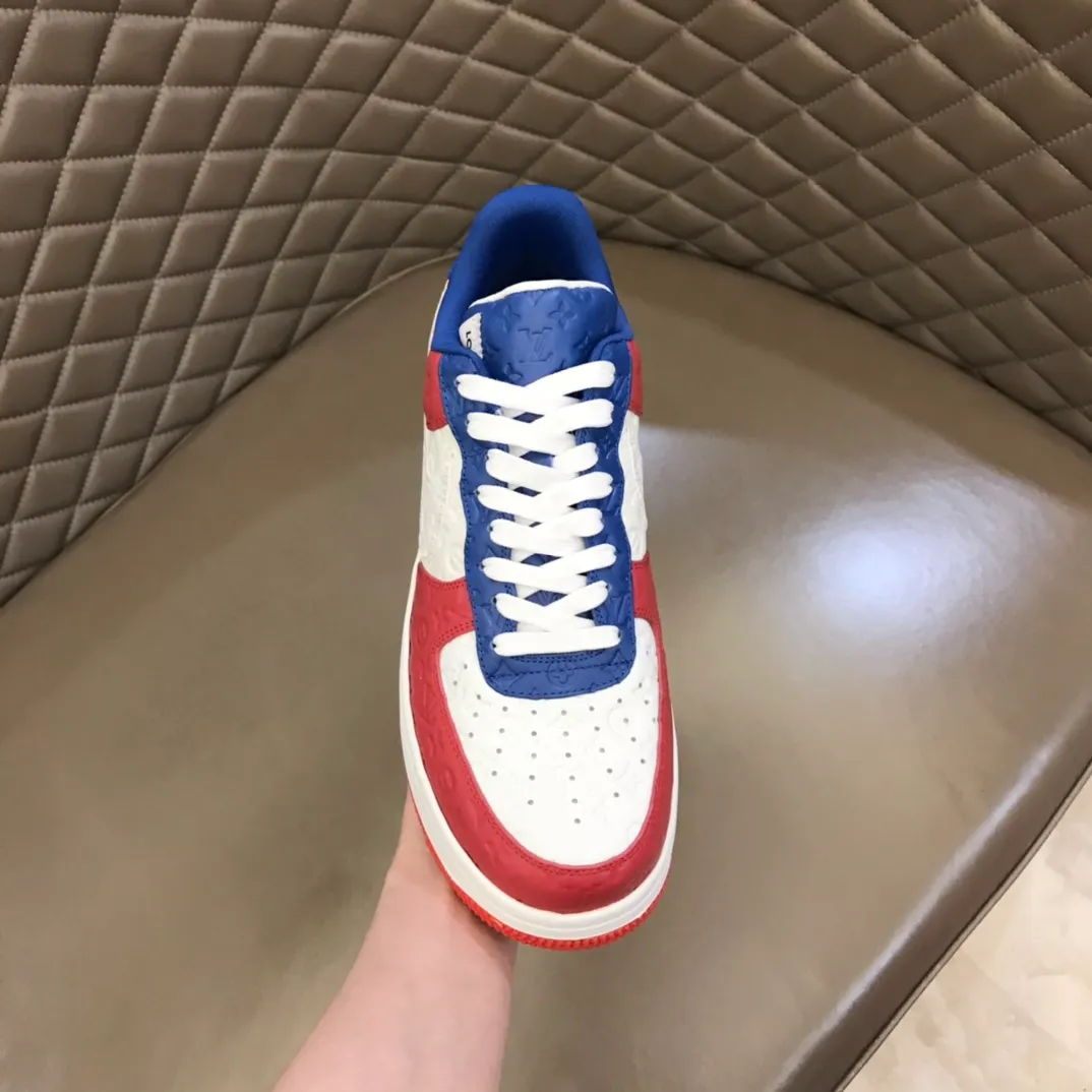 Men's shoes 💰p440 "*OUIS *UITTO*" x OFF-WHITE x Nike tripartite collaboration! Trendy and cool men's casual sports shoes with unrivaled color matching. The design idea basically continues the style of THE TEN. The Swoosh line and tongue label have a very familiar visual effect and are both fashionable and trendy! A must-have for fashionistas! The effect on your feet is absolutely stunning! Size: 38-45